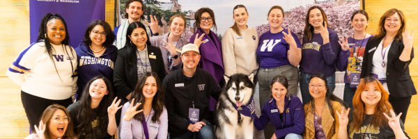 UW Family Weekend team